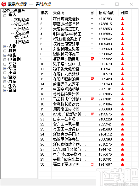 搜索热点榜