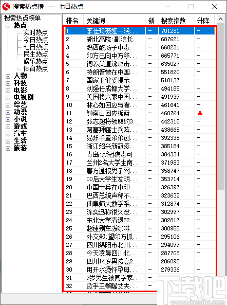 搜索热点榜