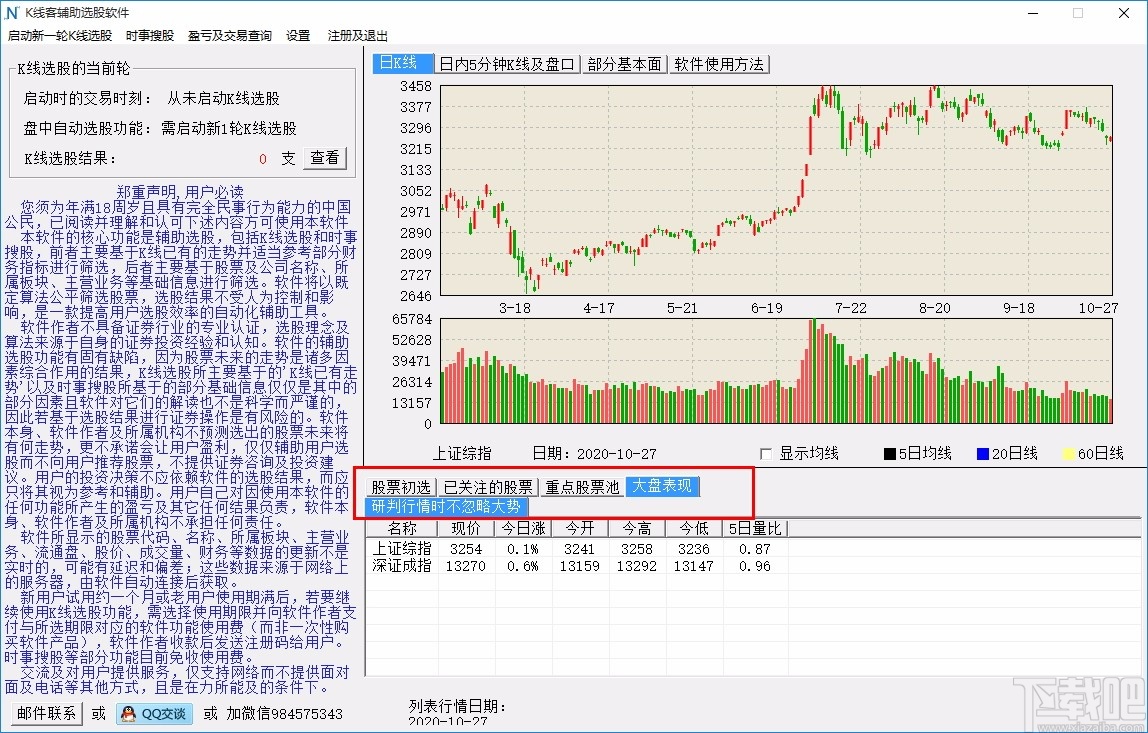 K线客辅助选股软件