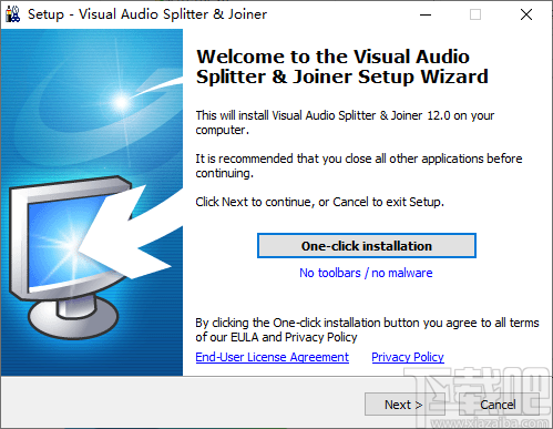 Visual Audio Splitter & Joiner