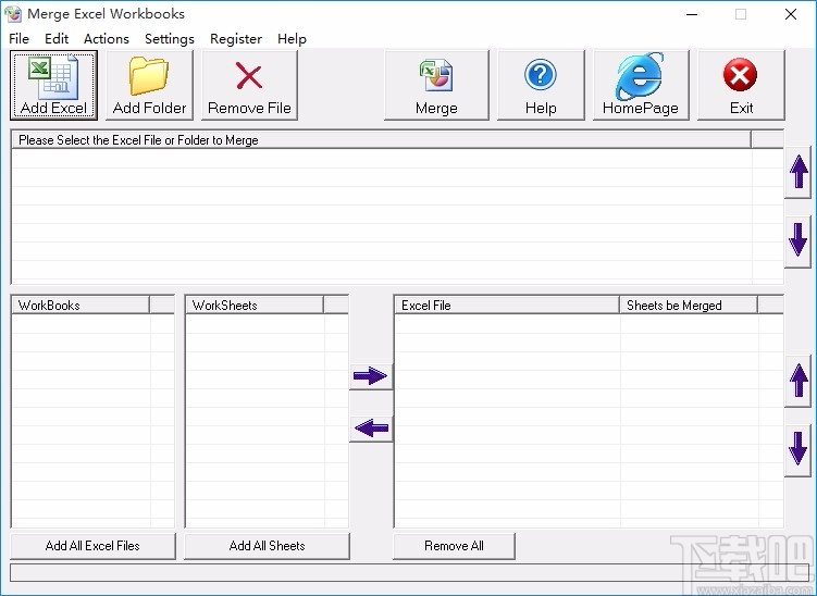 Merge Excel Workbooks(Excel合并软件)