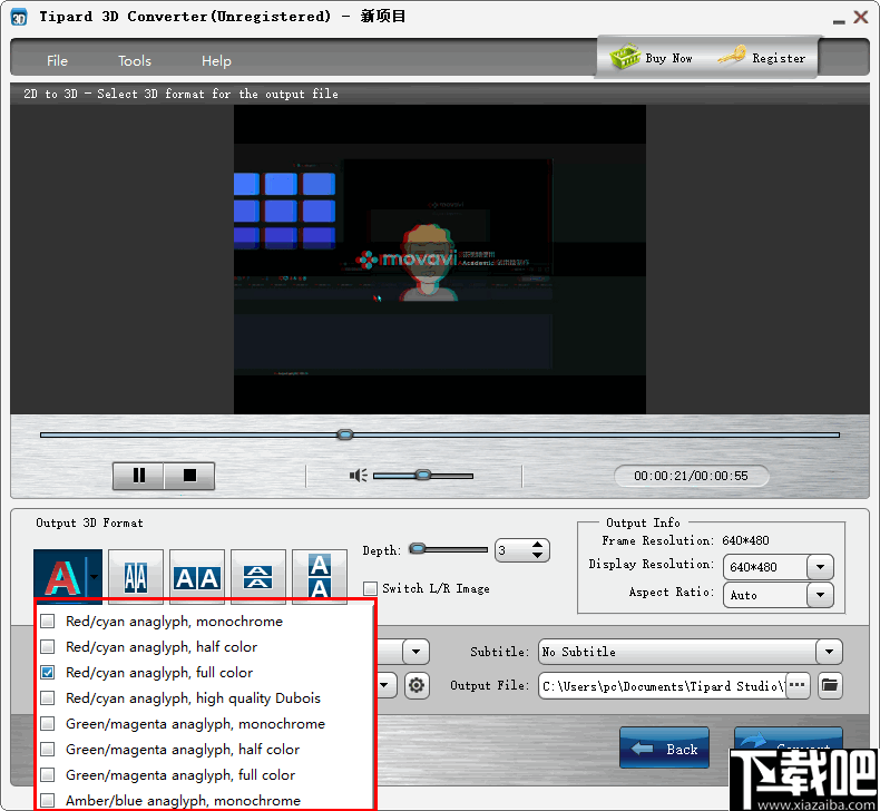 Tipard 3D Converter(2D视频转3D工具)