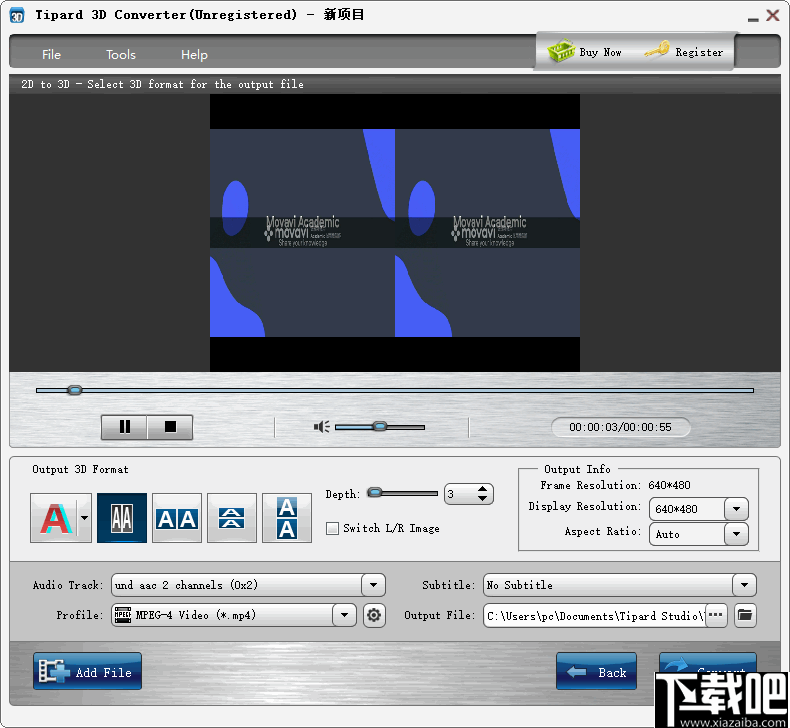 Tipard 3D Converter(2D视频转3D工具)