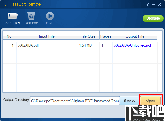 Lighten PDF Password Remover(PDF密码删除程序)