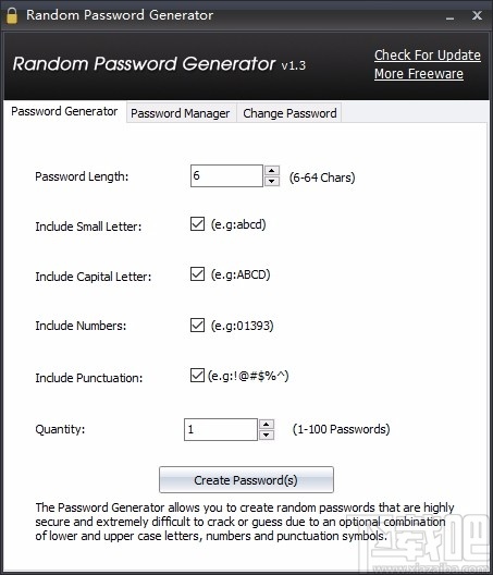 Random Password Generator(多功能随机密码生成器)