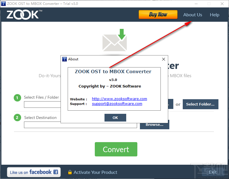 ZOOK OST to MBOX Converter(OST转MBOX转换器)