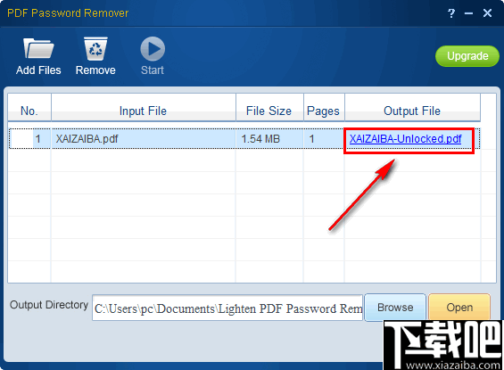 Lighten PDF Password Remover(PDF密码删除程序)