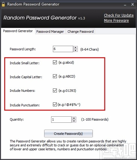 Random Password Generator(多功能随机密码生成器)