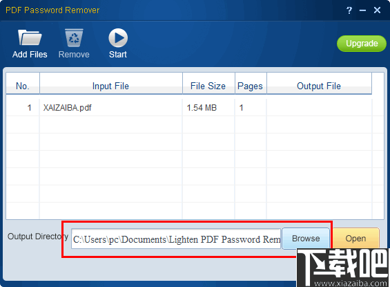Lighten PDF Password Remover(PDF密码删除程序)