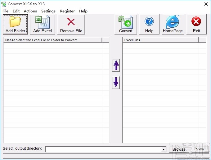 Convert XLSX to XLS(文件转换器)