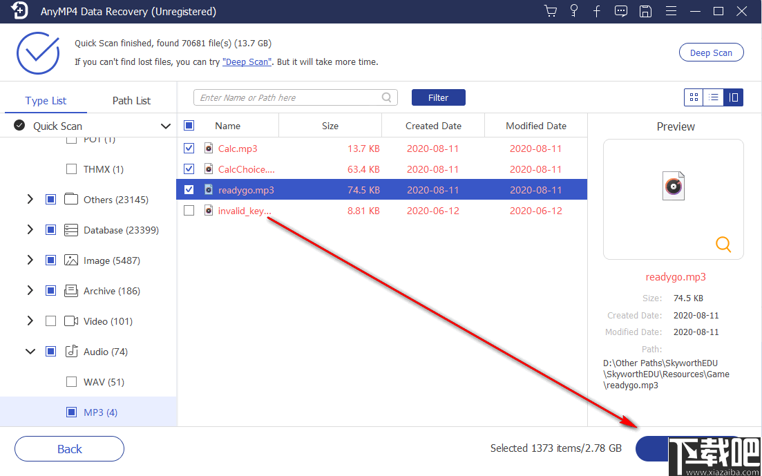 AnyMP4 Data Recovery(数据恢复软件)