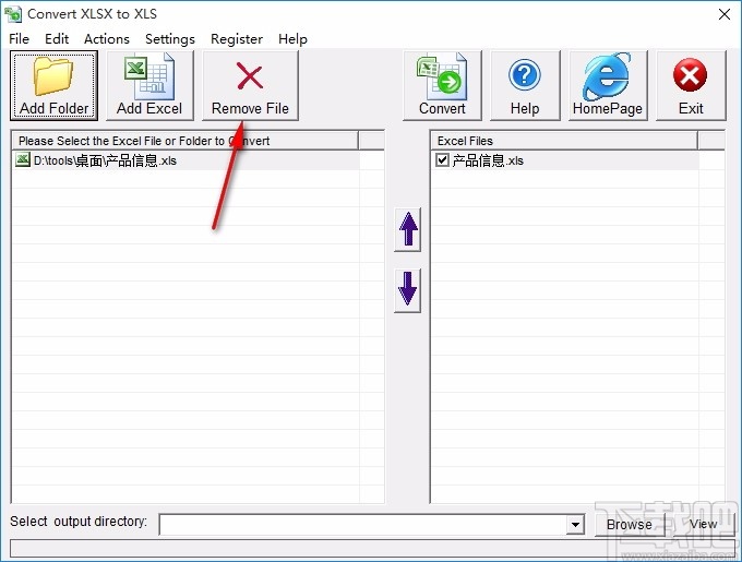 Convert XLSX to XLS(文件转换器)