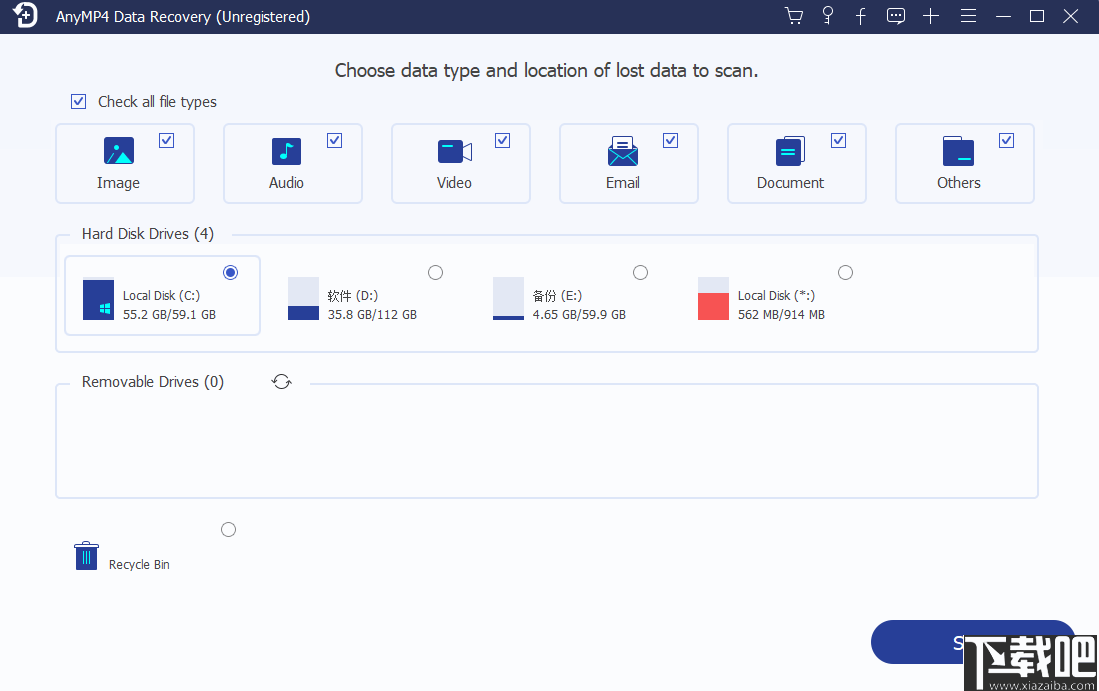 AnyMP4 Data Recovery(数据恢复软件)