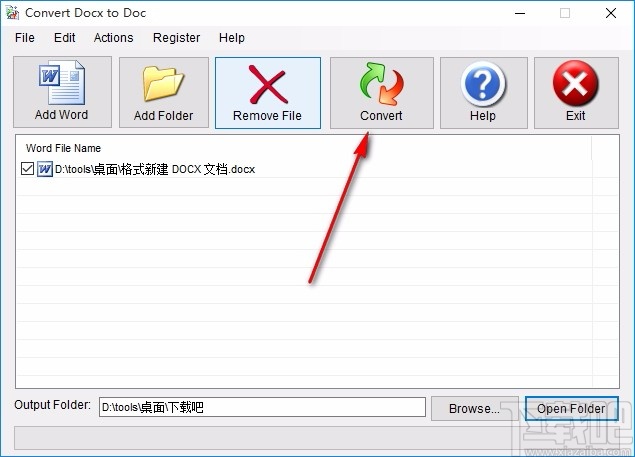 Convert Docx to Doc(Docx转Doc工具)