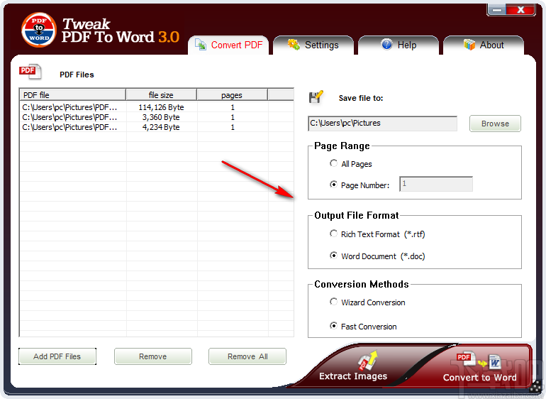 Tweak PDF To Word(PDF转Word工具)