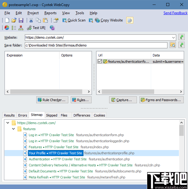 Cyotek WebCopy(网页爬虫工具)