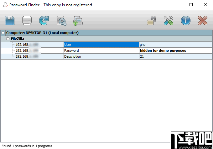 Password Finder(密码查找恢复软件)