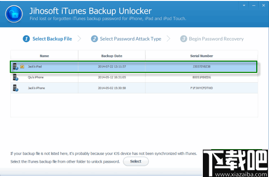 Jihosoft iTunes Backup Unlocker(iTunes备份解锁器)