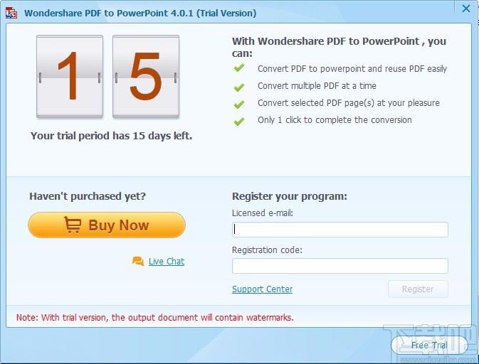 Wondershare PDF to PowerPoint Converter(PDF转PPT转换器)