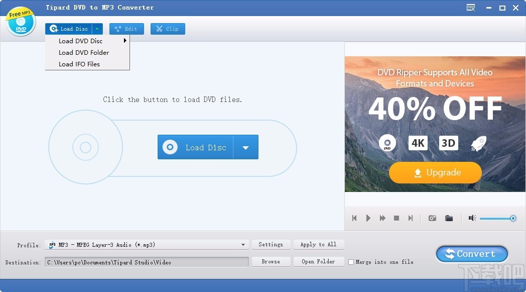 Tipard DVD to MP3 Converter(DVD转MP3软件)