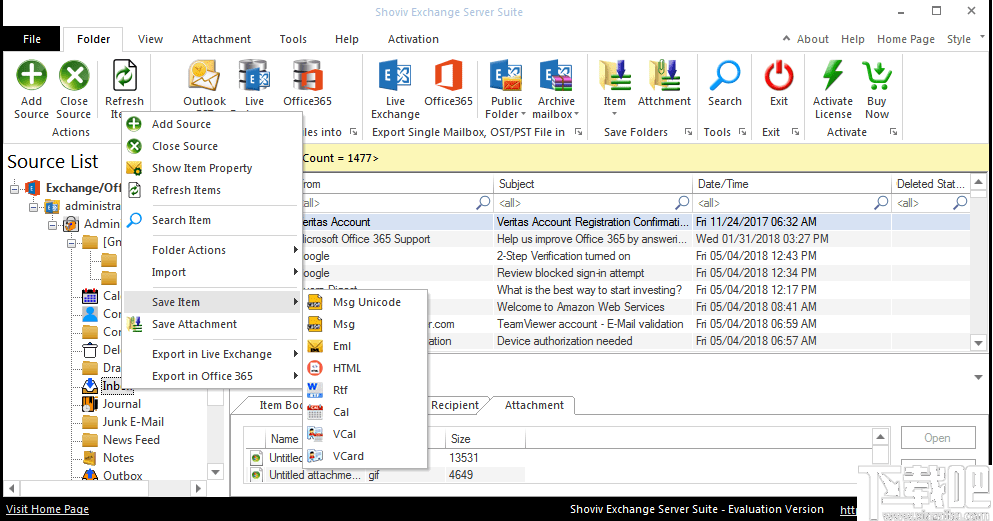 Shoviv Exchange Server Suite(邮件迁移工具)