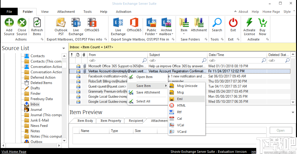 Shoviv Exchange Server Suite(邮件迁移工具)