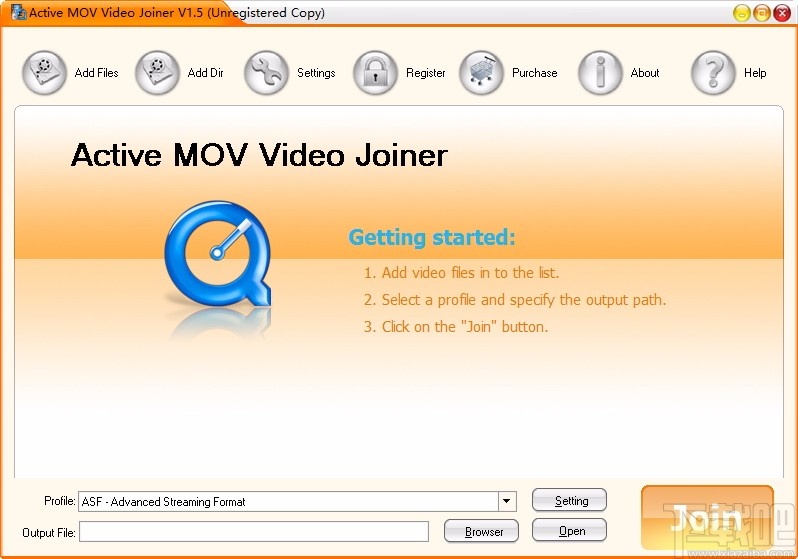 Active MOV Video Joiner(mov视频合并软件)