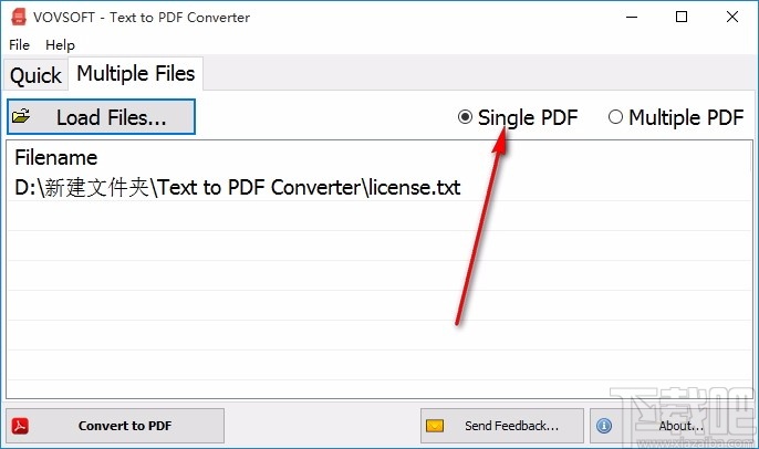 Text to PDF Converter(Text转PDF软件)