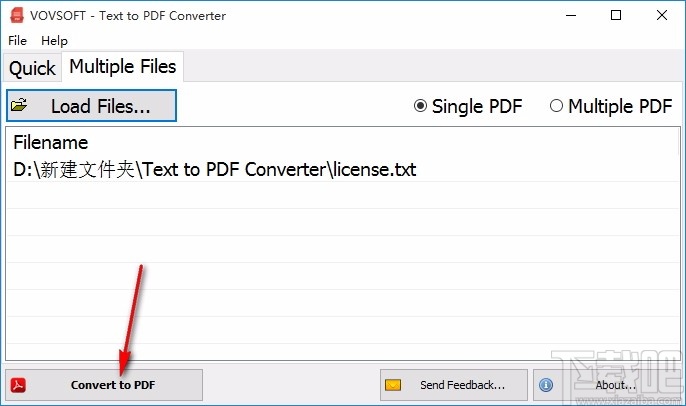 Text to PDF Converter(Text转PDF软件)