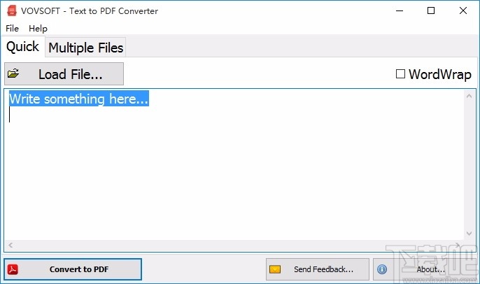 Text to PDF Converter(Text转PDF软件)