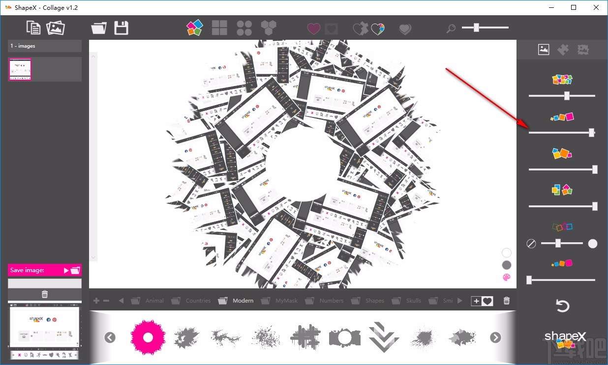 ShapeX(照片拼贴软件)