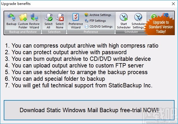 Static Windows Mail Backup(邮件备份工具)