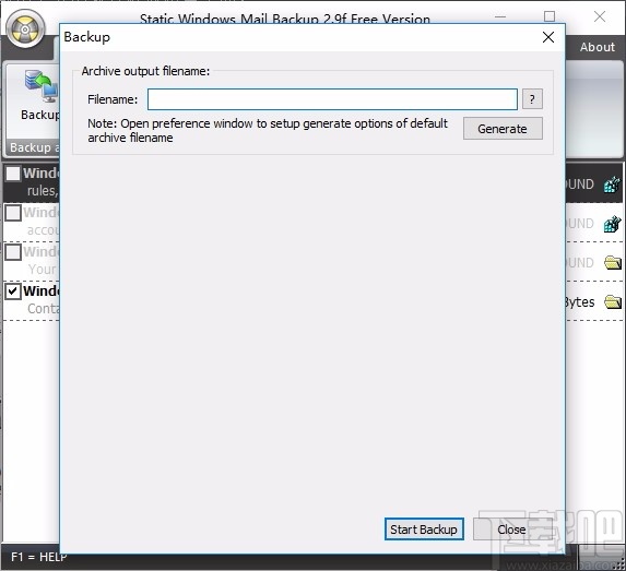 Static Windows Mail Backup(邮件备份工具)