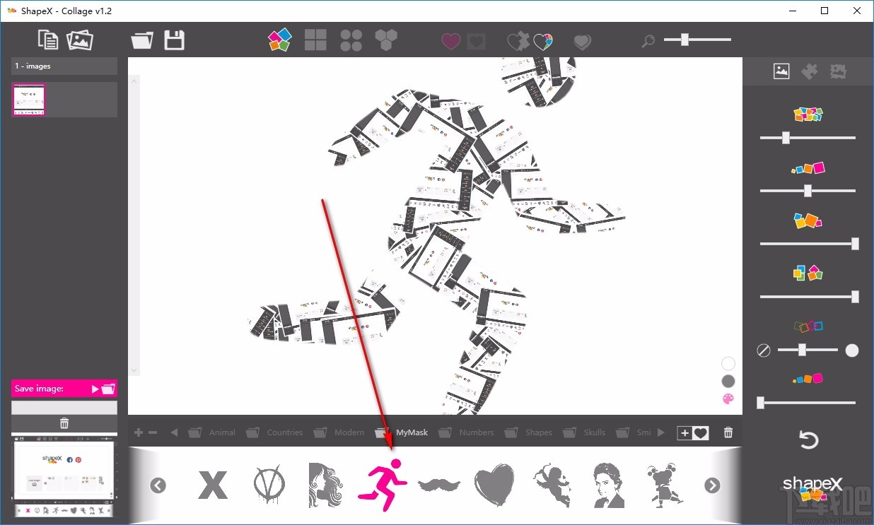 ShapeX(照片拼贴软件)