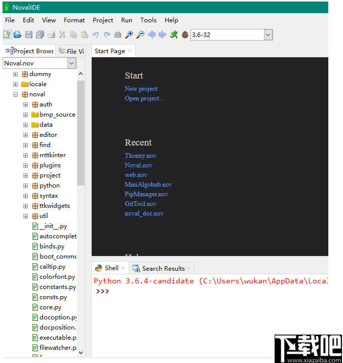 NovalIDE(Python IDE开发环境)