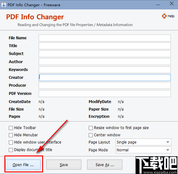 Adept PDF Info Changer(PDF信息修改工具)