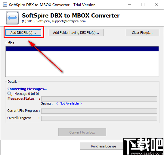 SoftSpire DBX to MBOX Converter(DBX转换成MBOX)