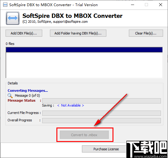 SoftSpire DBX to MBOX Converter(DBX转换成MBOX)