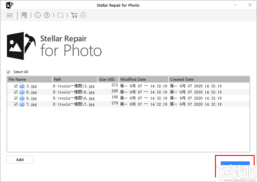 Stellar Repair for Photo(Jpeg图片修复软件)