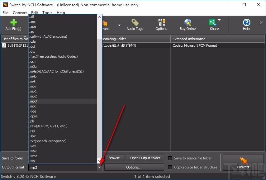 Switch Audio File Converter(音频转换软件)