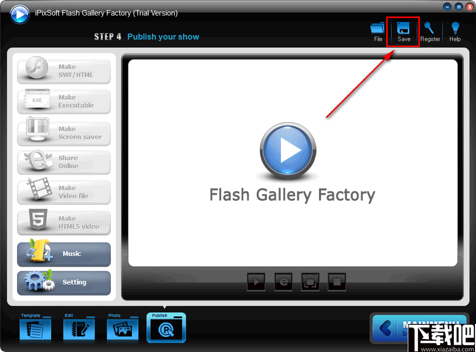 iPixSoft Flash Gallery Factory(动画制作工厂)