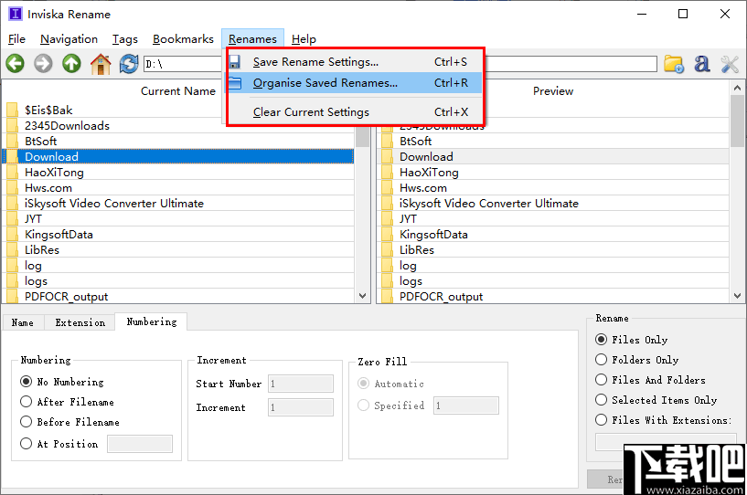 Inviska Rename(批量重命名软件)