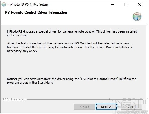 inPhoto ID PS(相机远程控制软件)
