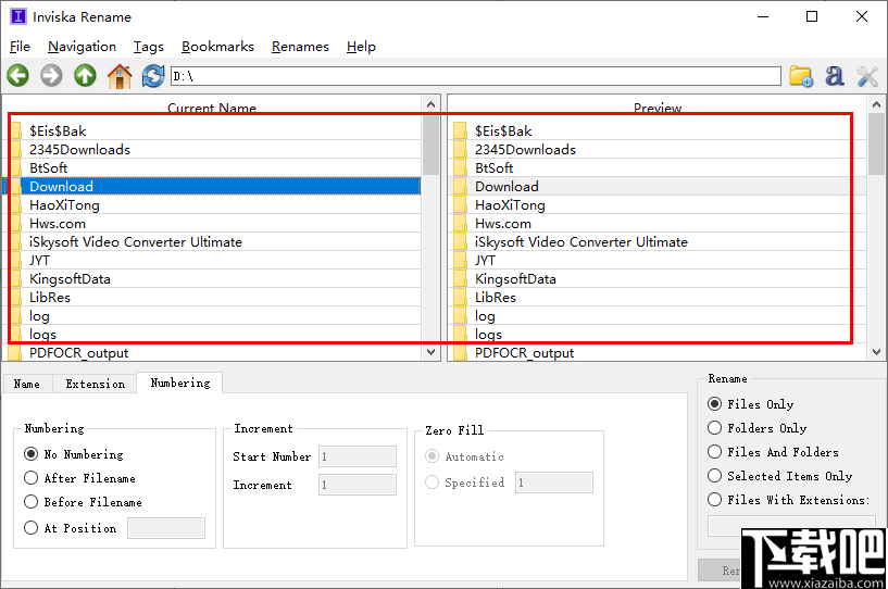 Inviska Rename(批量重命名软件)