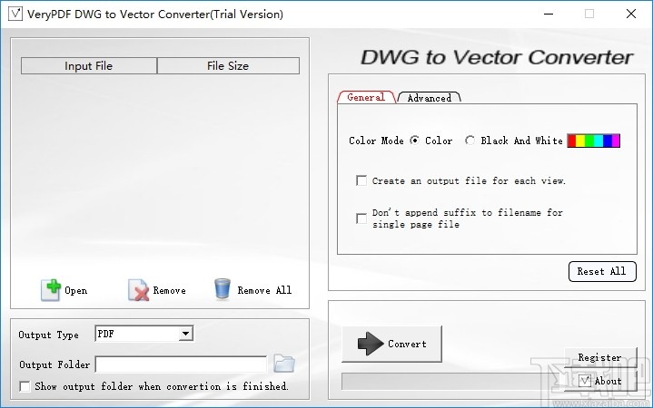 VeryPDF DWG to Vector Converter(Cad图纸转换器)