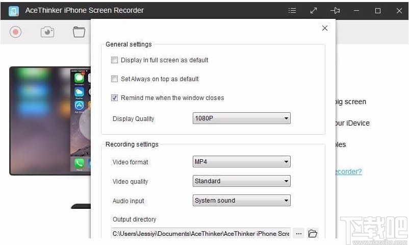 AceThinker iPhone Screen Recorder(iPhone屏幕录制软件)