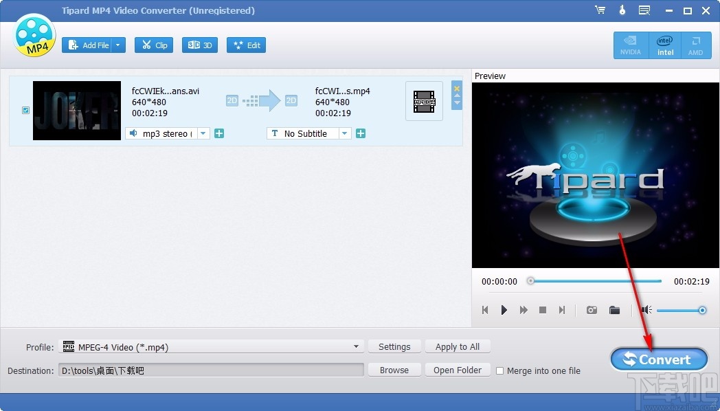 Tipard MP4 Video Converter(MP4视频转换工具)