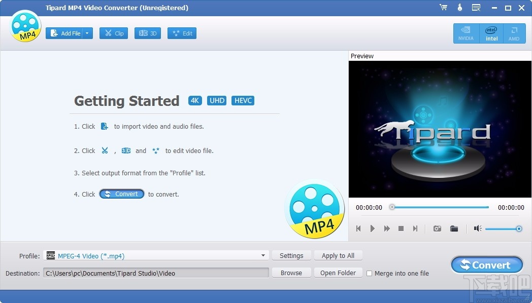 Tipard MP4 Video Converter(MP4视频转换工具)