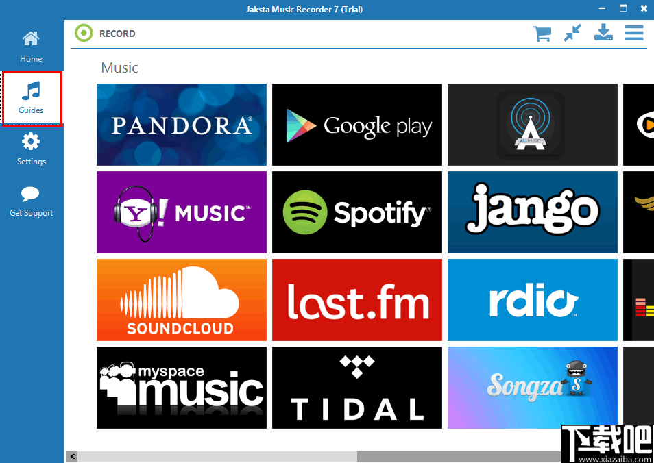 Jaksta Music Recorder(音乐抓取下载软件)
