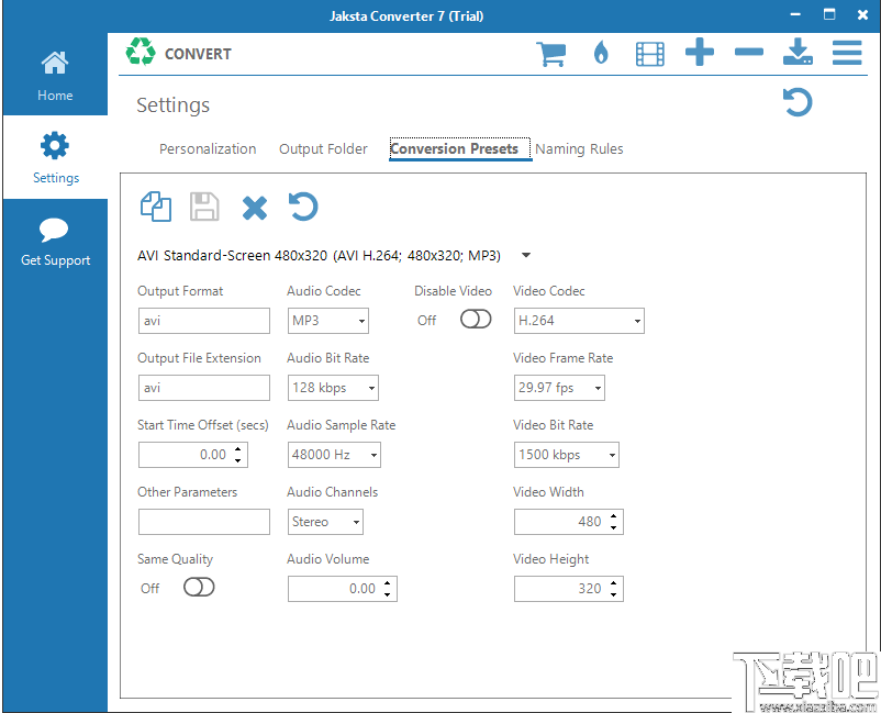 Jaksta Converter(视频格式转换器)